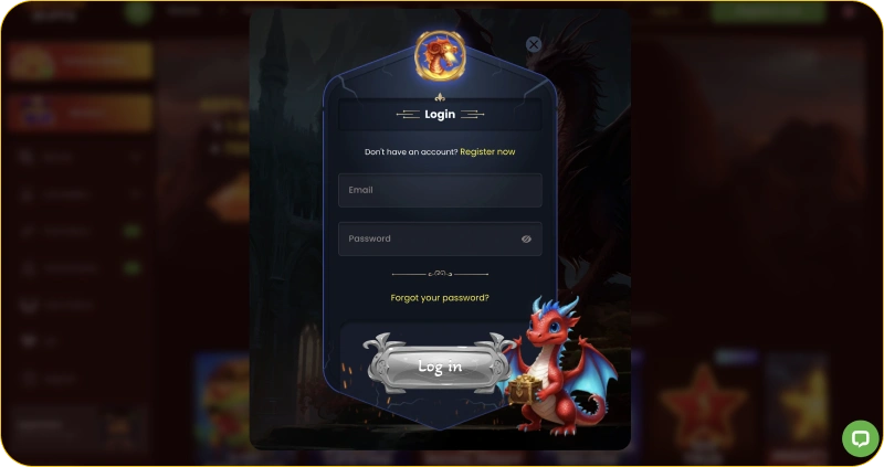 DragonSlots Login