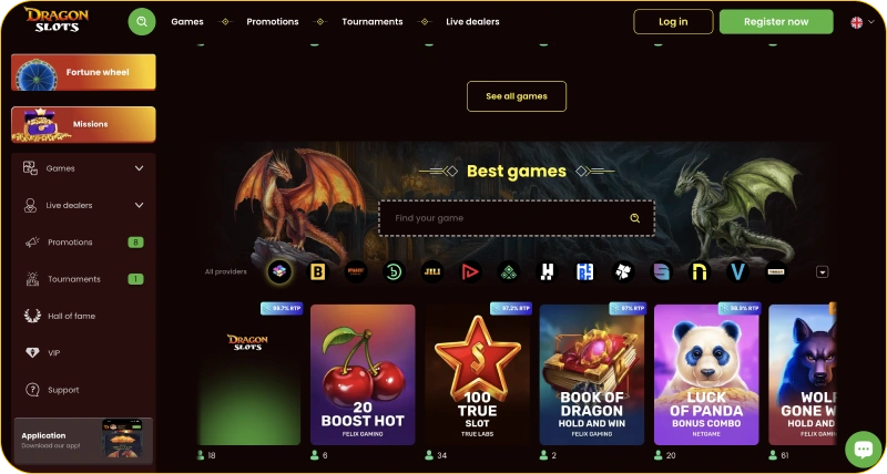 Κουλοχέρης Dragon Casino 